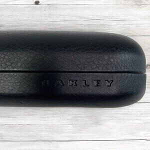 Oakley Leather Clamshell Sunglasses Glasses Protective Case Black